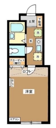 祖師ヶ谷大蔵駅 徒歩6分 1階の物件間取画像